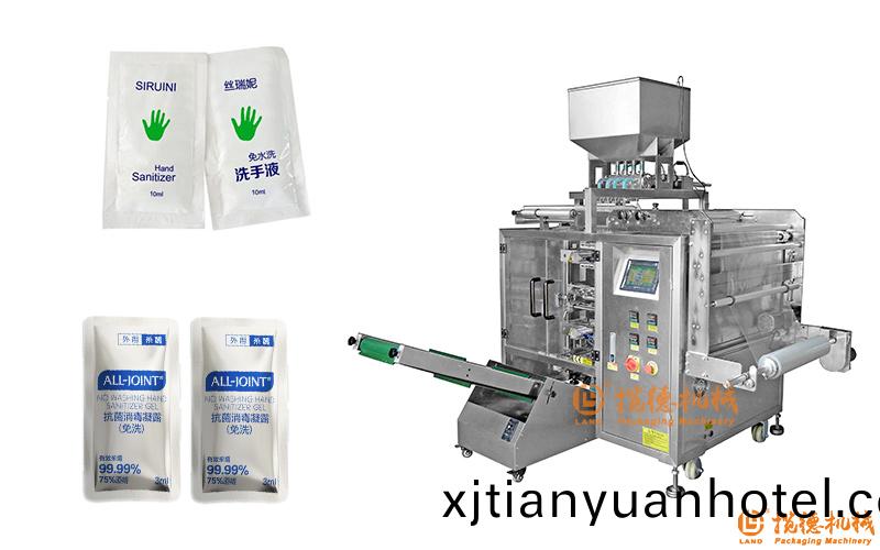消毒洗(xi)手凝膠包(bao)裝機