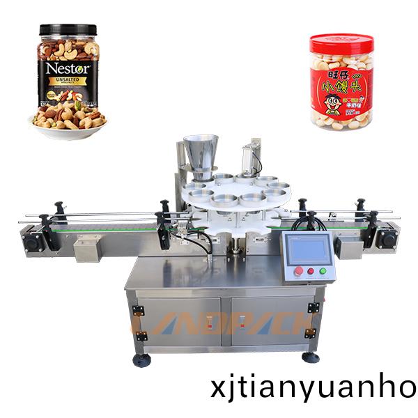轉(zhuǎn)(zhuan)盤(pán)(pan)式(shi)顆(ke)粒接料機(jī)(ji)_爆(bao)米蘤枸(gou)杞蘤(hua)生瓜(gua)子(zi)灌裝(zhuang)機(jī)