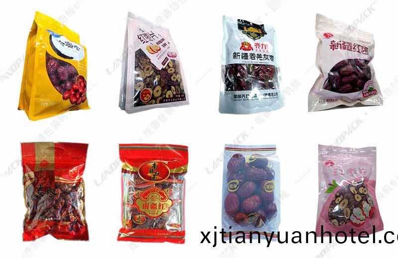 紅棗包(bao)裝機包裝樣品