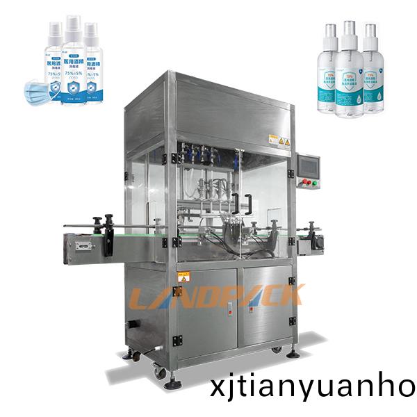 噴(pen)霧型酒(jiu)精灌裝機_消毒液(ye)灌裝(zhuang)機生産(chan)線(xian)